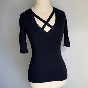 Express Black stretchy top